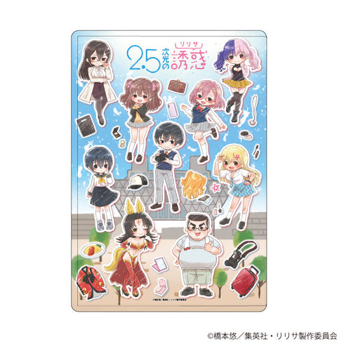 『2.5次元の誘惑』キャラクリアケース08/集合デザイン(グラフアートイラスト)